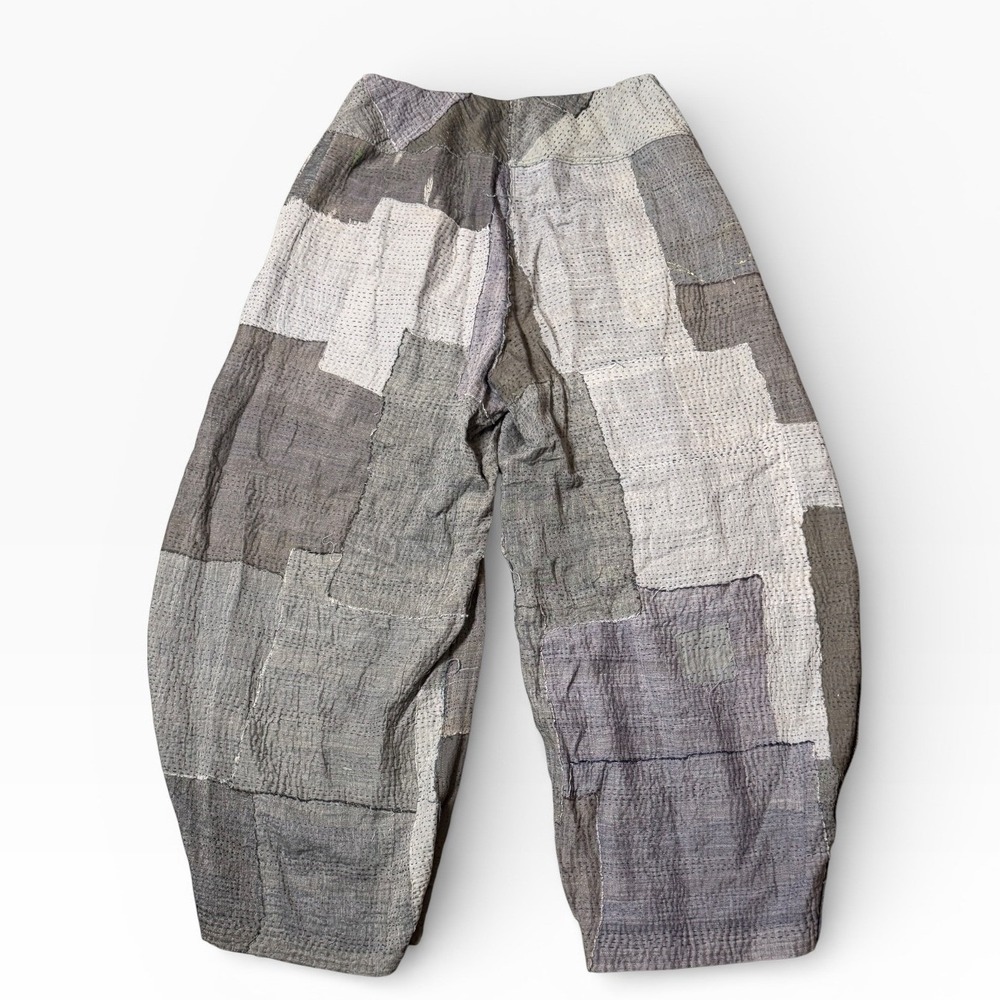 Mieko Mintz Reversible Kantha Patchwork Lantern P… - image 4